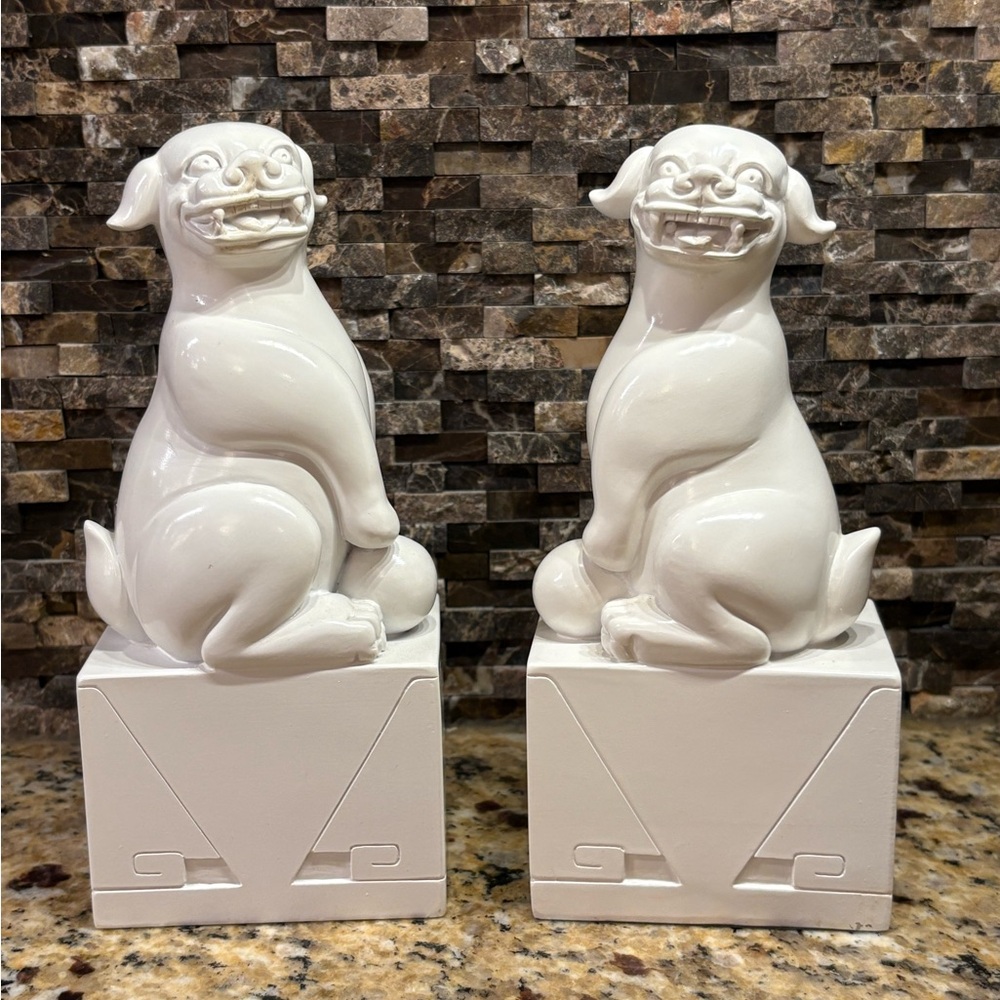 Jonathan Adler Happy Chic Foo Dog Bookends Set